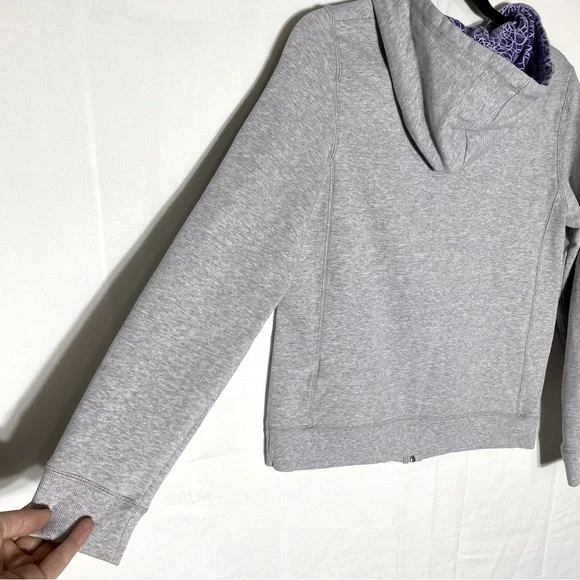 Champion Light Grey Zip Front Activewear Hoodie S - Picture 12 of 16